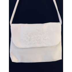White Handmade First Holy Communion Handbag Style EMI 17