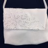 White Handmade First Holy Communion Sequin Handbag Style EMI 18