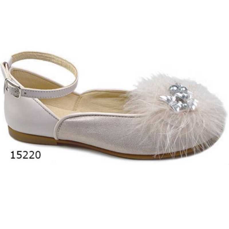 Spanish Salmon Special Occasion/Confirmation Shoes by Tinny Shoes Style 15220