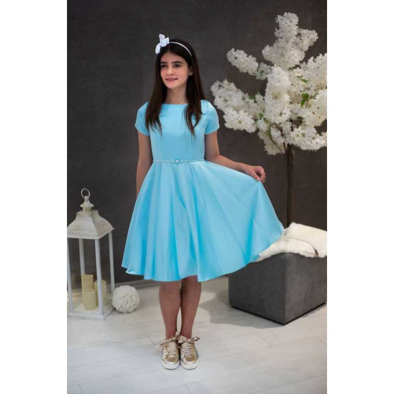 Ocean Blue Confirmation Dress Style Ko20105 Ocean Blue Confirmation Dress Style Ko20105