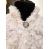 Fur Communion Girls Bolero CB21 Ivory