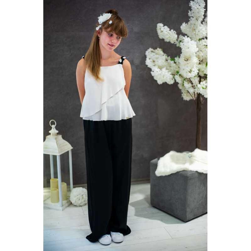 Amaya Beige/Black Confirmation/Special Occasion Jumpsuit Style 534015 Amaya Beige/Black Confirmation/Special Occasion Jumpsuit Style 534015